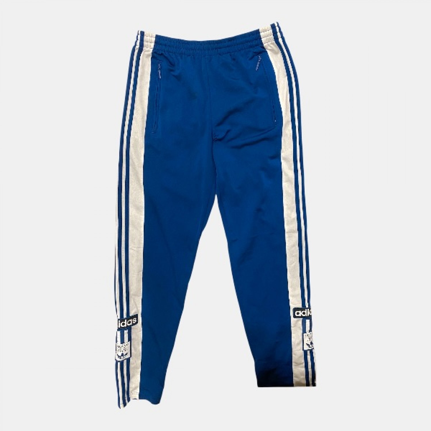 Adidas Originals Trefoil Track Pants Blue M Pre Owned